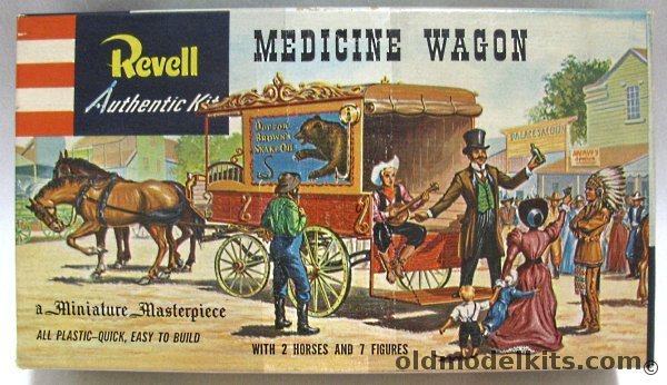 Revell 1/48 Medicine Wagon - Miniature Masterpiece, H521-98 plastic model kit